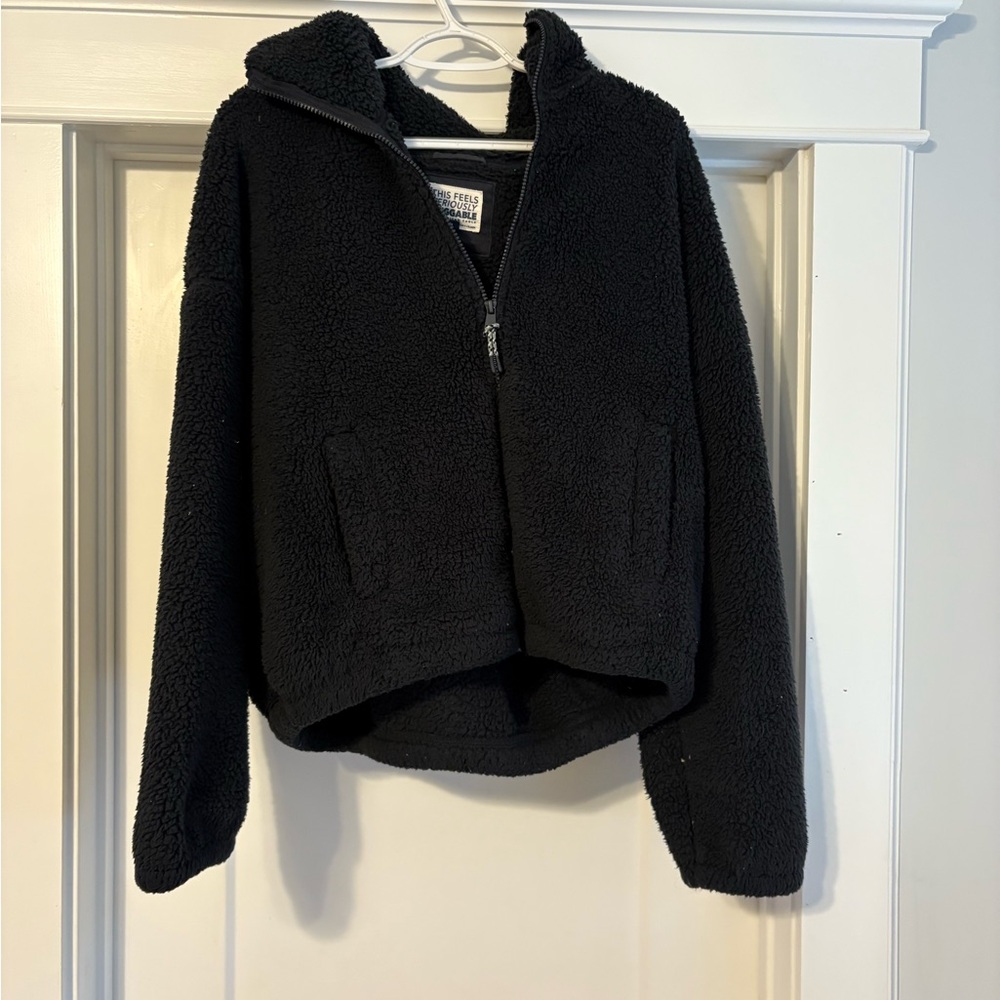 Abercrombie & Fitch Black Kids Puffer Jacket